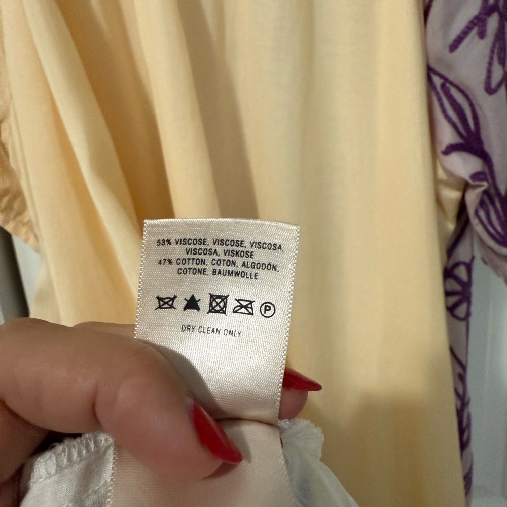 Anthropologie Beaded Patchwork Leifnotes Silk Shi… - image 8